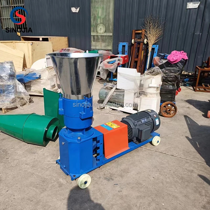 Dog Fish Cattle Granule Pelletizer Sheep Pig  Poultry Mini Animal Chicken Making Feed Pellet Machine