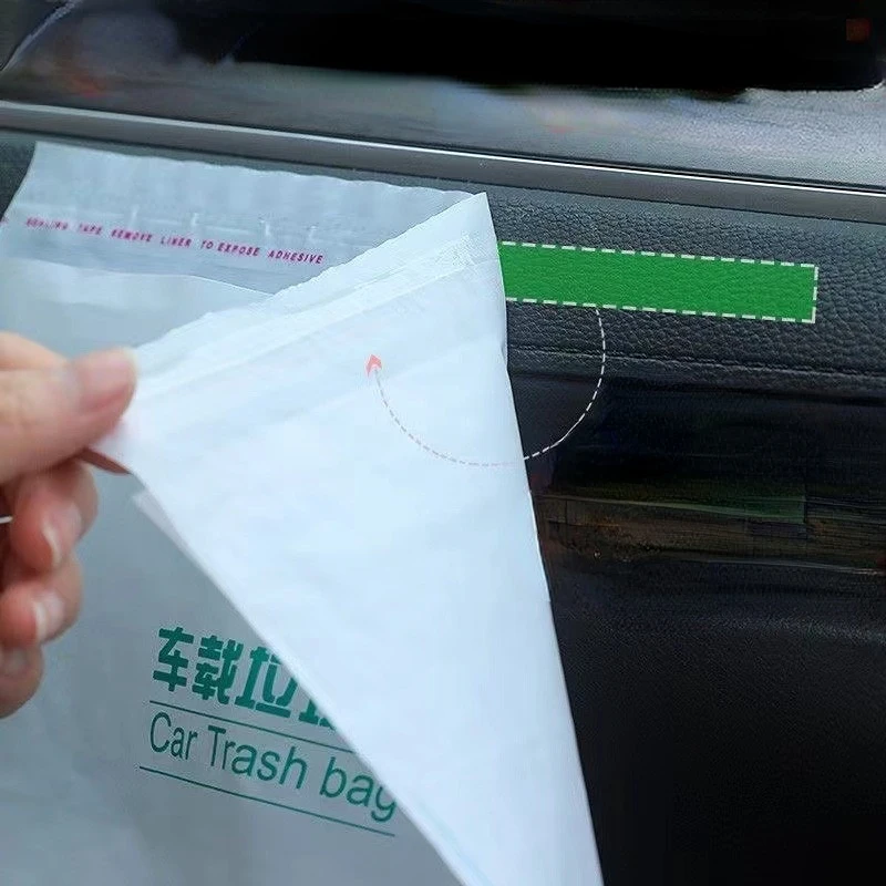 Car trash bag Vomit bag Cartoon paste office dormitory desk student trash special convenience bag