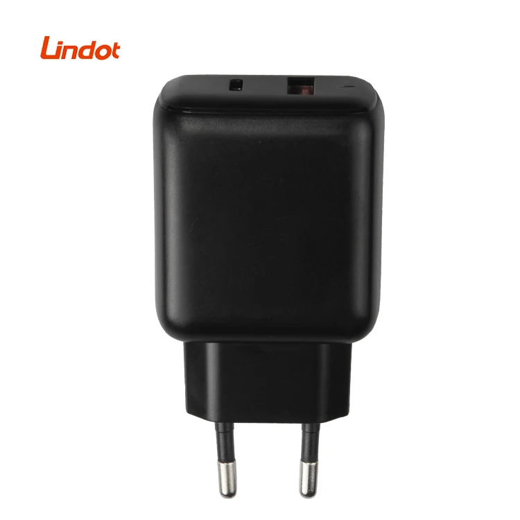 Cellphone ac adapter manufacture wall euro plug phone charger usb port PD 18W 20W usb charger c