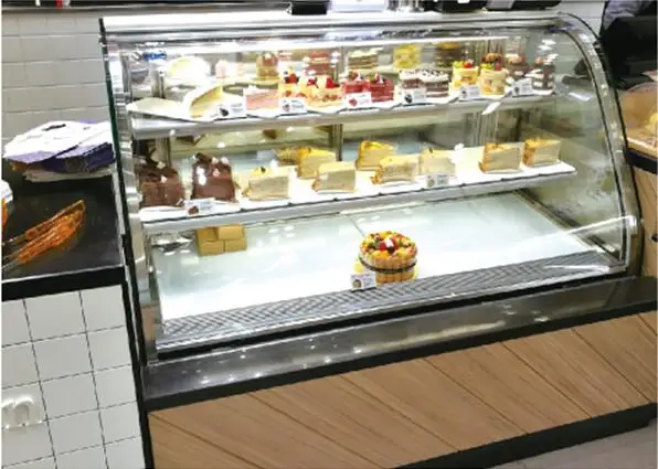 Wholesale Bakery Case Display Refrigerated Table Cake Cabinet Freezer Display Door Manufacturer Refrigerator Cake Display Case