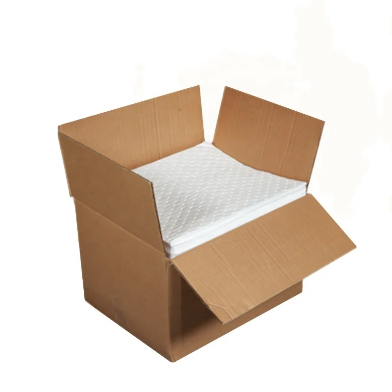 ISO Standard 40*50cm Environmental Oil Absorbent Pad for Oil Spill Cleanup