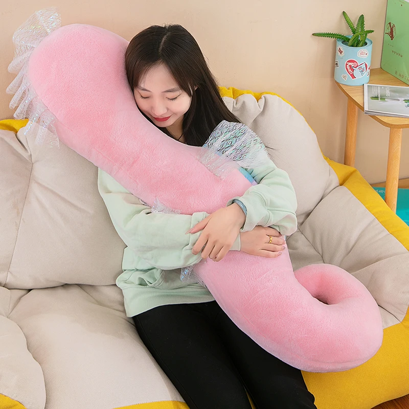 Hippocampus Plush Toys Cute Stuffed Plushies Animal seahorse Sleeping Pillow Bedroom Decoration Ocean animal toys