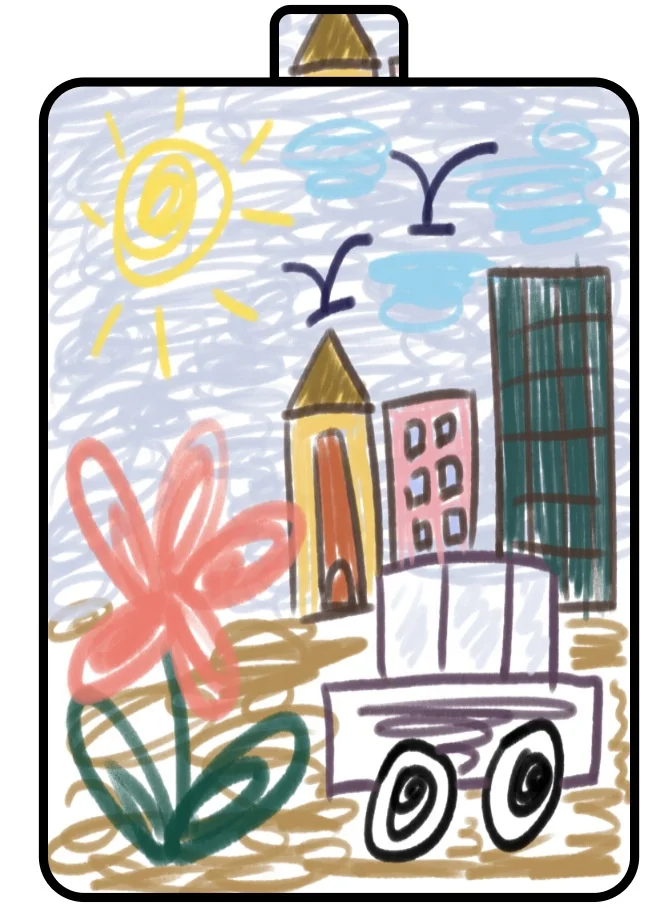 Korean Big Kids Sleeping Portable Printed soft picnic mat