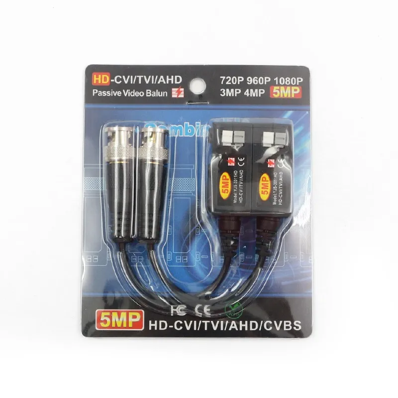 GK-3011HD hot-selling cctv cameras video balun 3mp 4mp 5mp with singal channel balun for cctv accessories