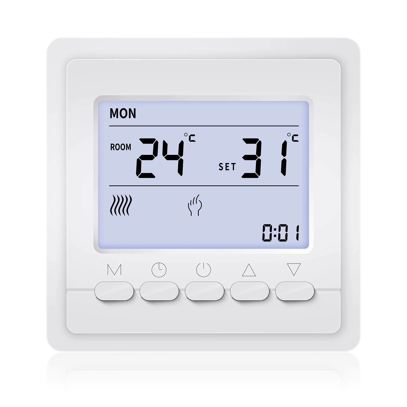 Indoor Programmable Thermostatic Radiator Can Be Controlled By Mobile Phone APP WiFi Temperature Controller Thermostat