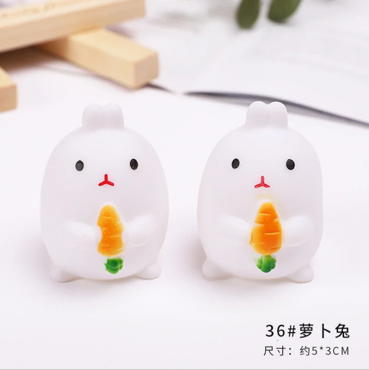 Wholesale Squishies Slow Rising Rubber Mochi Squeeze Silicone Anti Stress Toys