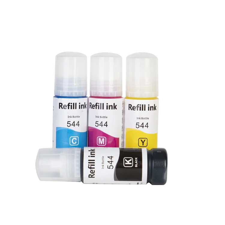 Wholesale 544 544 Inkjet printer water based Ink dye ink For Epson L1110/L3100/L3101/L3110/L3111/L3115/L3116/L3156