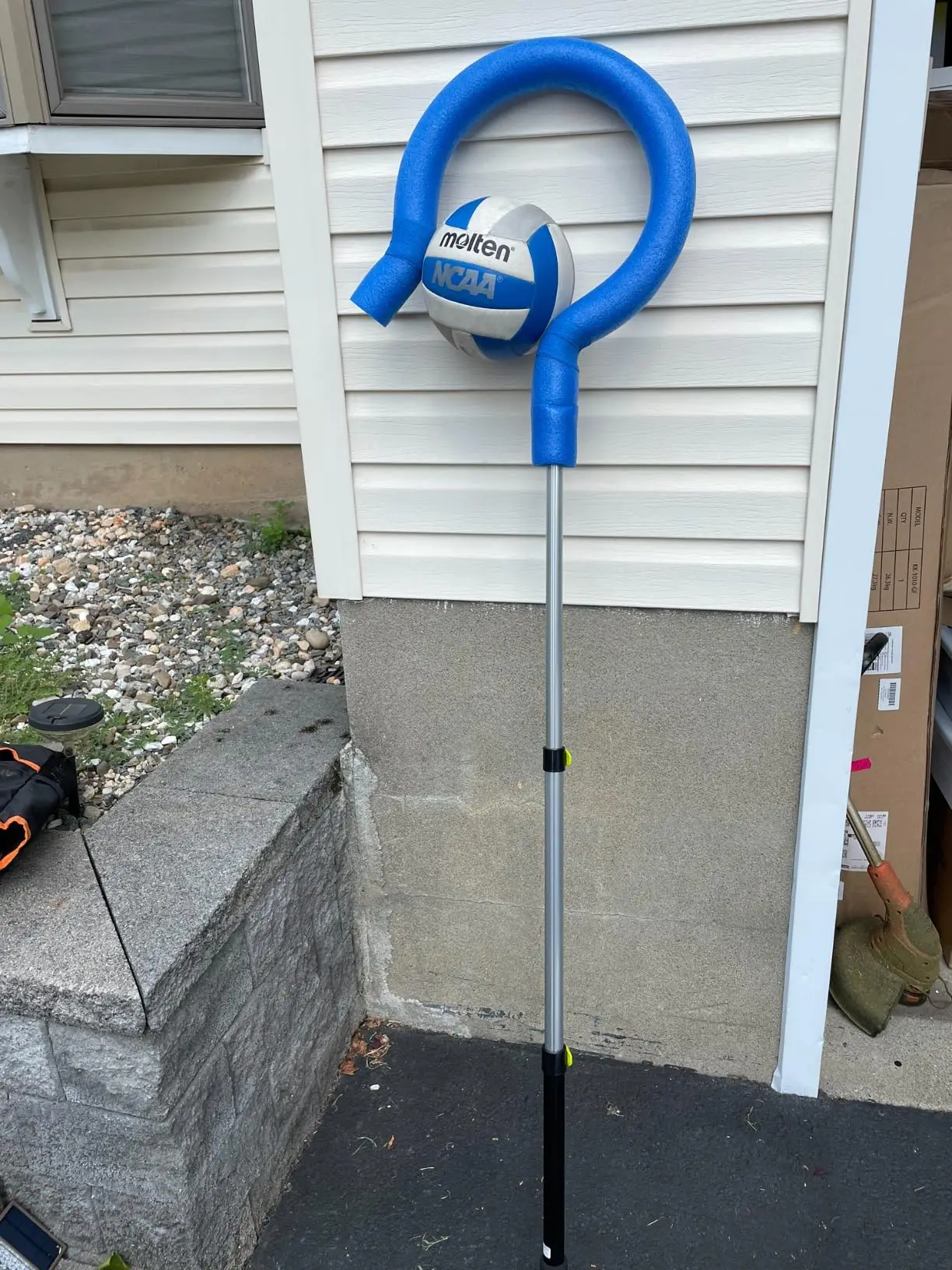 Custom 40inch to 72inch Aluminum Durable Lightweight telescopic pole Volleyball spike trainer