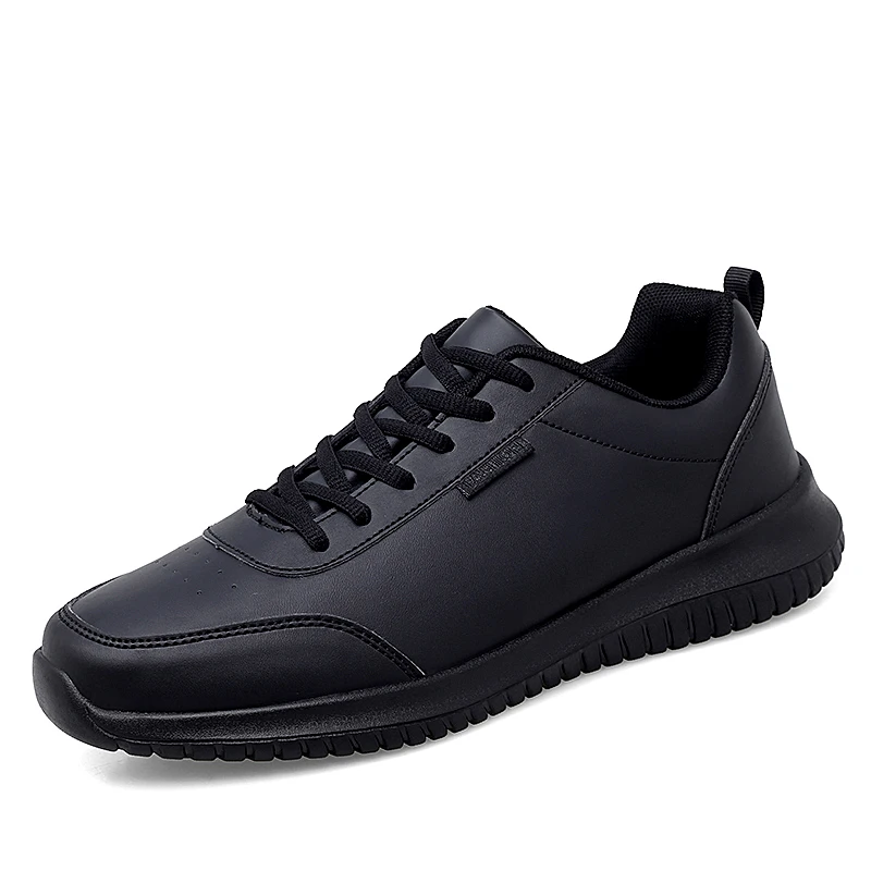 Mens Fashion Sneakers Walking Style Shoes For Men Oil Resistant And Anti Slip Chef Shoes Sports Leather Shoe Casual Footwear