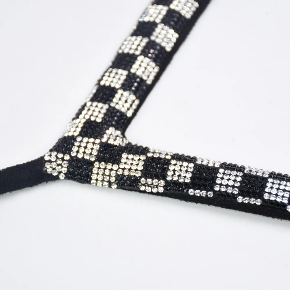 Hot sale bling glass decoration rhinestone hand make semi finished shoe uppers material  diamond decorative for sandals/slipper