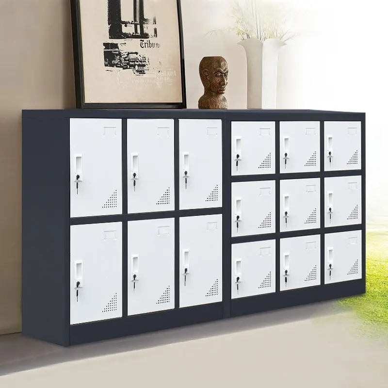 Classroom safe storage cabinet staff steel locker colourful mini lockers