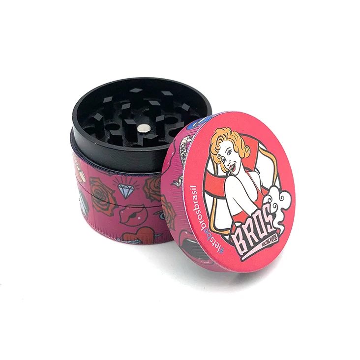 metal colorful cigarette grinders smoking rolling grinders tobacco grinders