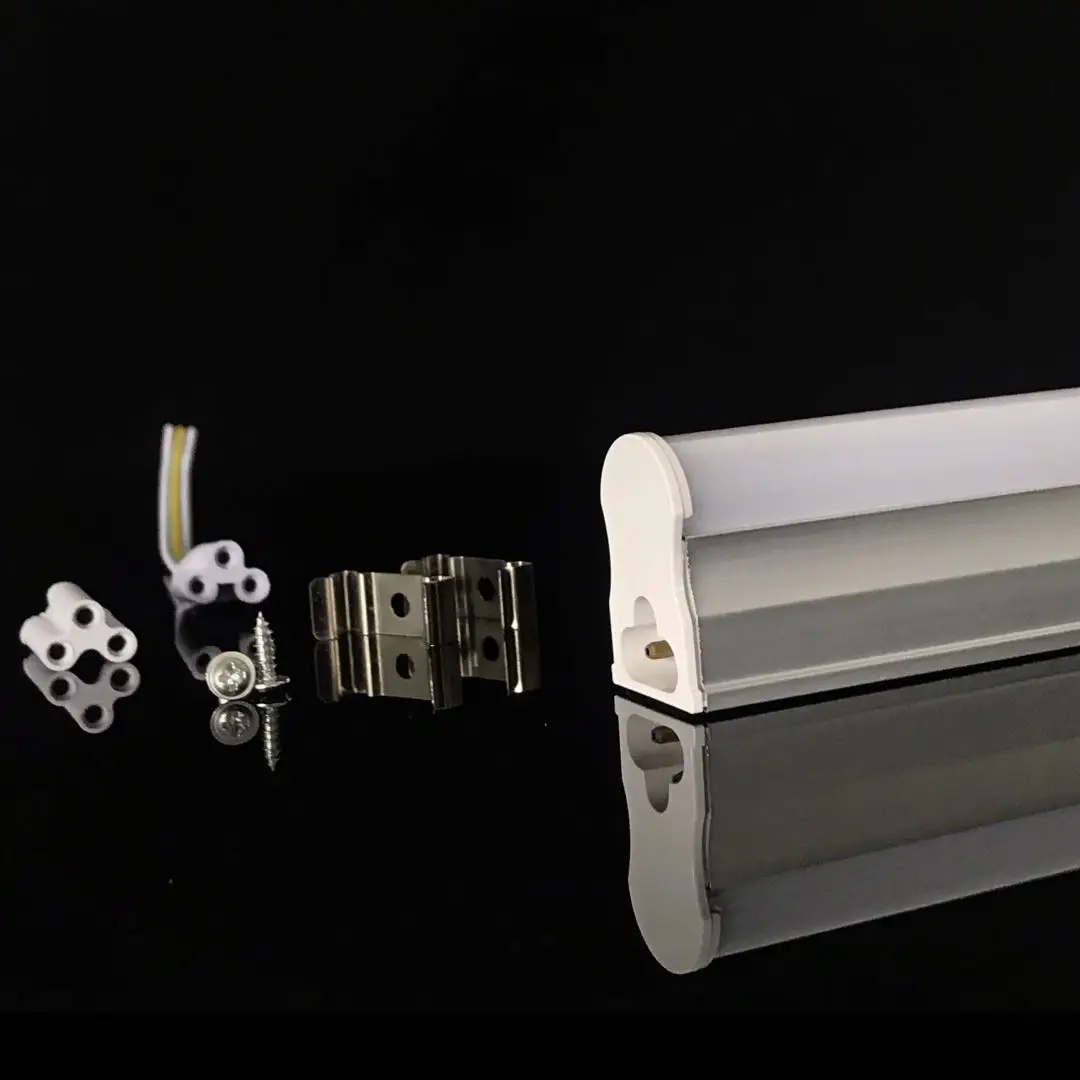 High Quality LED AC 220-240V IP22  SMD2835 T5 Integrated led light fixture120lm/w 1200mm 4f T5 18w  With Best Price