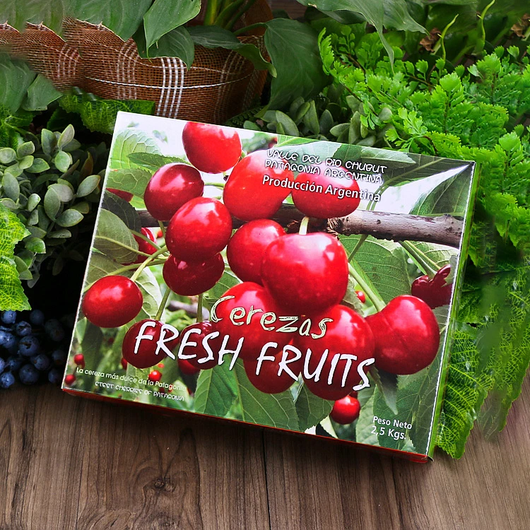 
Custom 5kg Cherry Cherry Packaging New Zealand Intellect Cherry Cherry Gift Box Fruit Packaging 