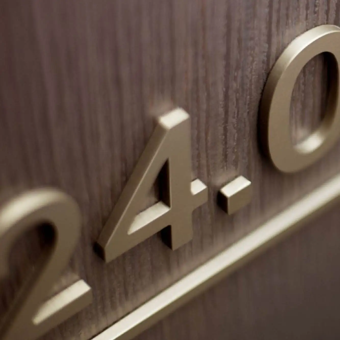 Custom Hotel Room Bell System Electronic Doorplate apartment numbers led hotel door number plates house number sign door plate