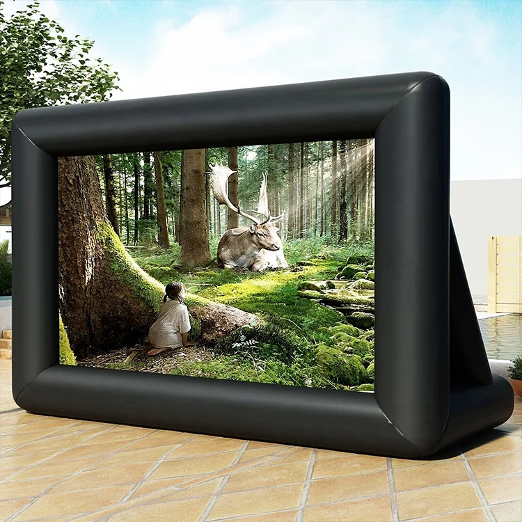 Blow Up Inflatable Movie Projection Screen  Inflatable Large Outdoor Cinema Movie Screen Theater For Sale