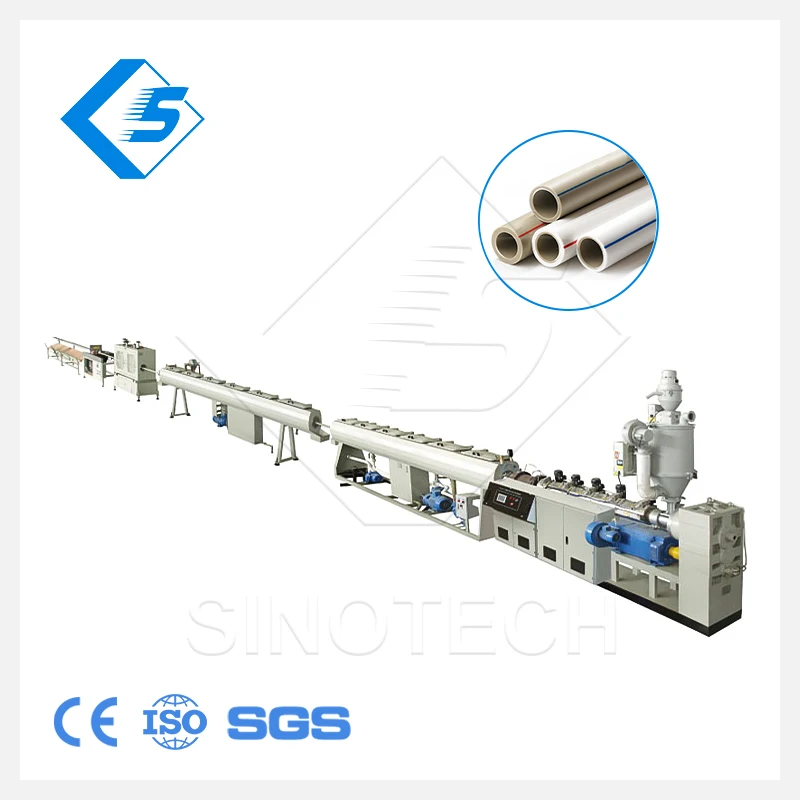 Multi-layer co-extrusion PPR pipe production line One-out-two plastic pipe production equipment