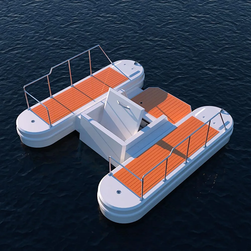 Kinocean 2024 Luxury Hybrid-Watercraft Submarine Boat Best Price Underwater Sightseeing Daytime Yacht Aluminum Hull Outboard