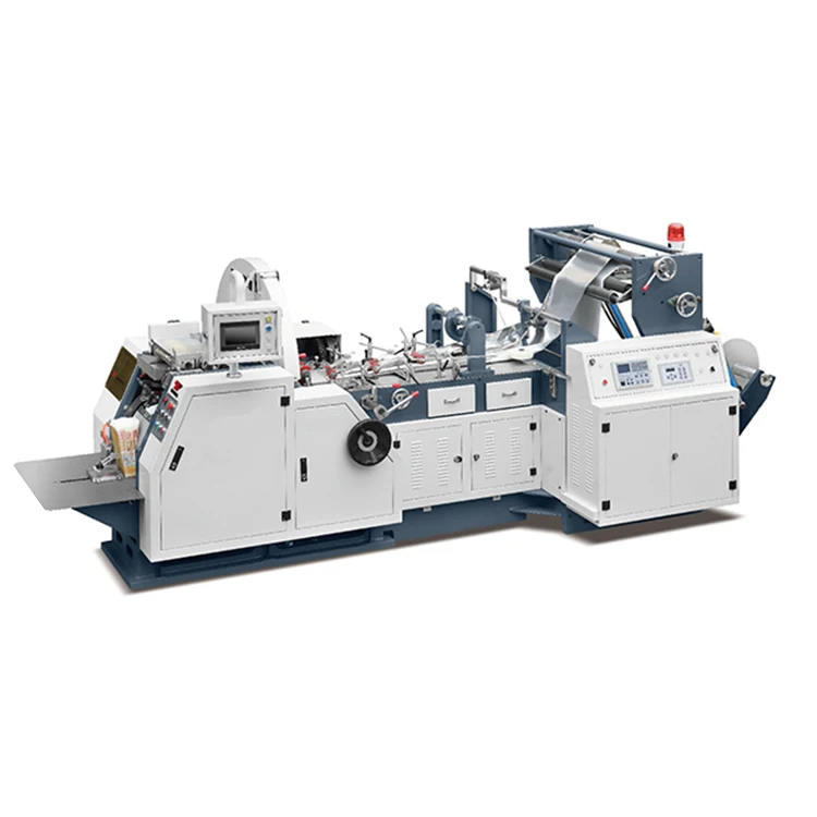 Automatic high speed v bottom food paper bag making machine Kraft paper material bread bag sandwich bags making machine price