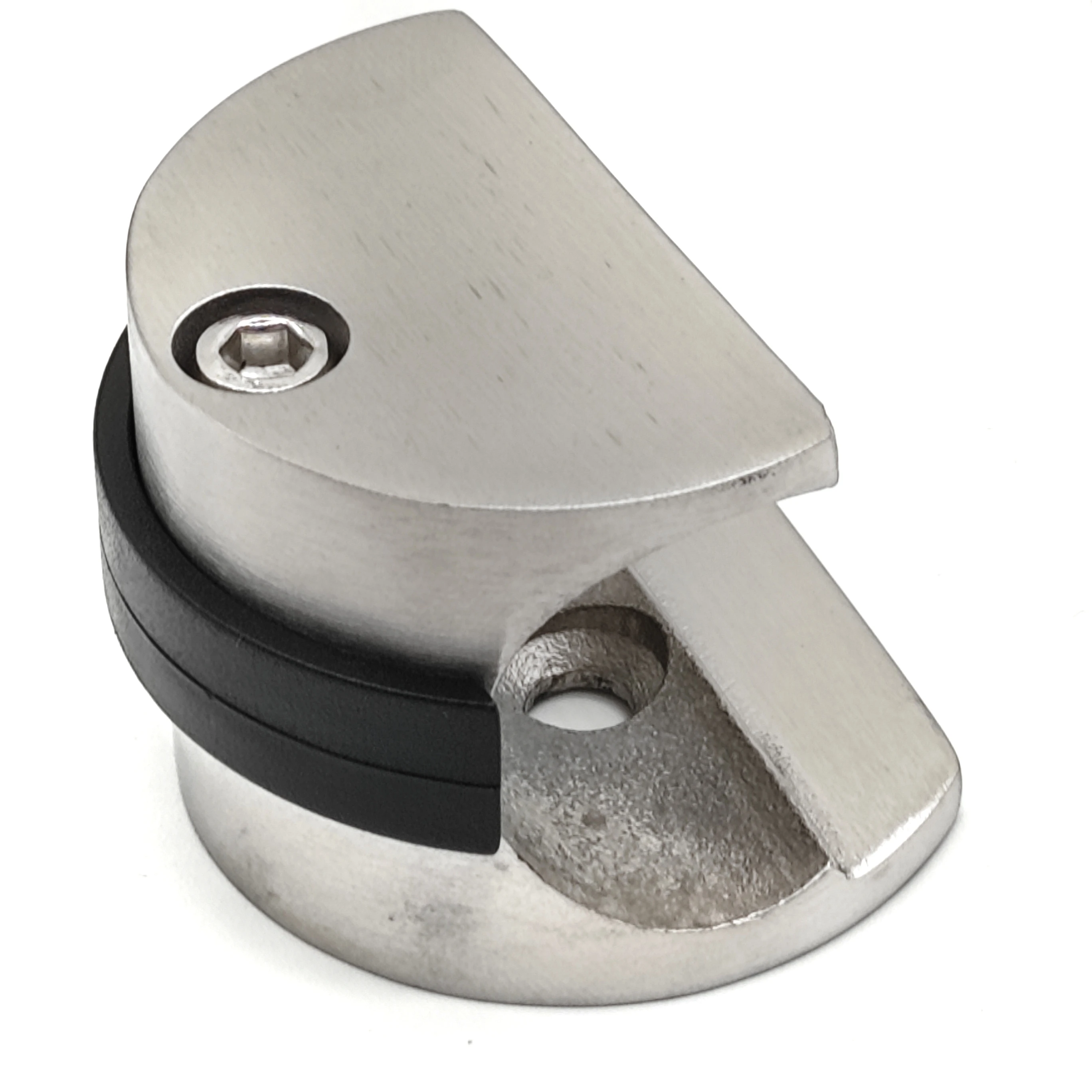 Shower Glass Door  Stainless Steel Sliding Tube Glass Mount Clamp