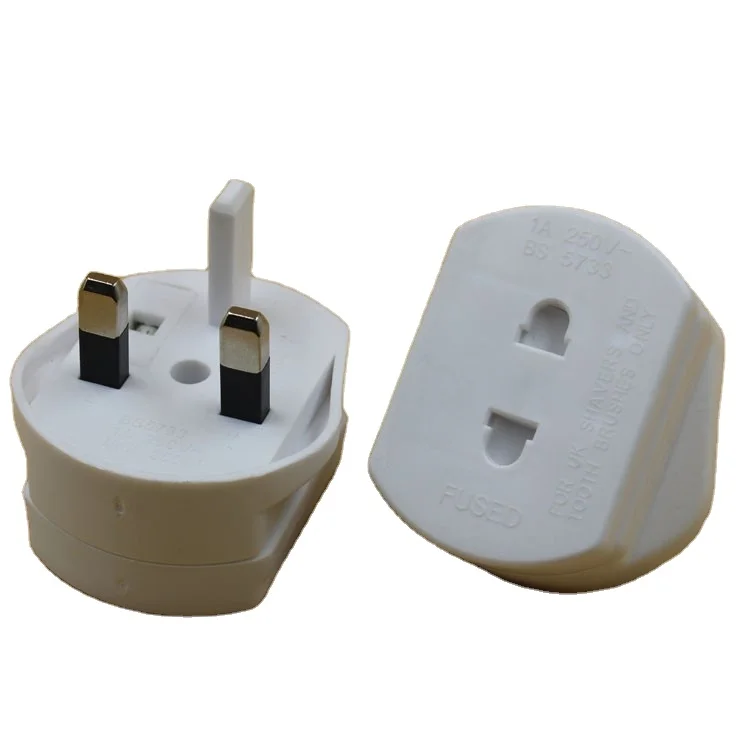 Electric Shaver Adaptor Toothbrush Adaptor Fused 1 Amp 2 - 3 pin plug