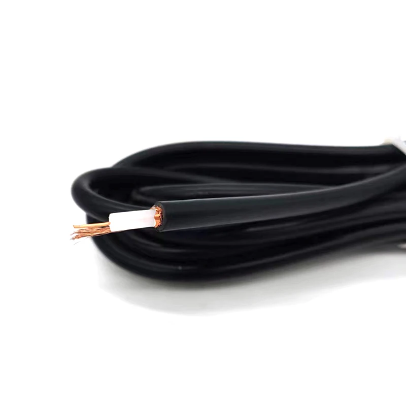 Wholesale 75 Ohms coaxial cables RG6 SYV75-5 5C-2V full copper braided shield CATV CCTV coaxial cable