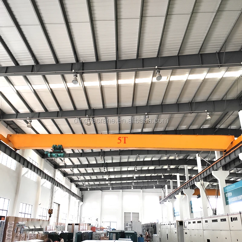 Portable Grab Bridge Crane European Design Overhead Crane 2 Ton 3 Ton 5 Ton 10 Ton Single Girder Bridge Overhead Crane for Sale