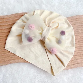 baby turban hat with bow  hats for baby