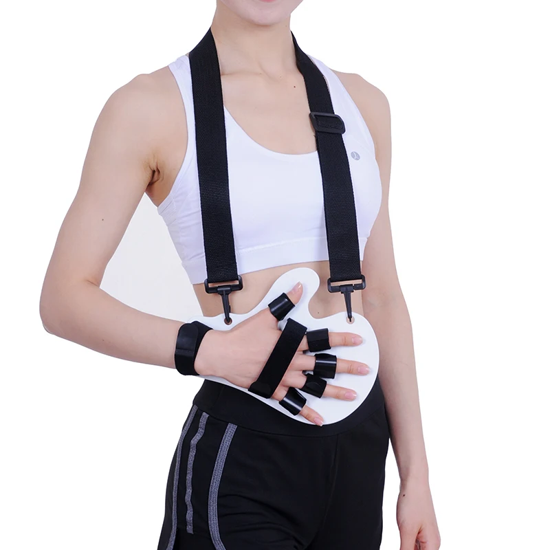 Universal Exercise for Left and Right Hands Rehabilitation of Fractures With Shoulder Straps Finger Fixer