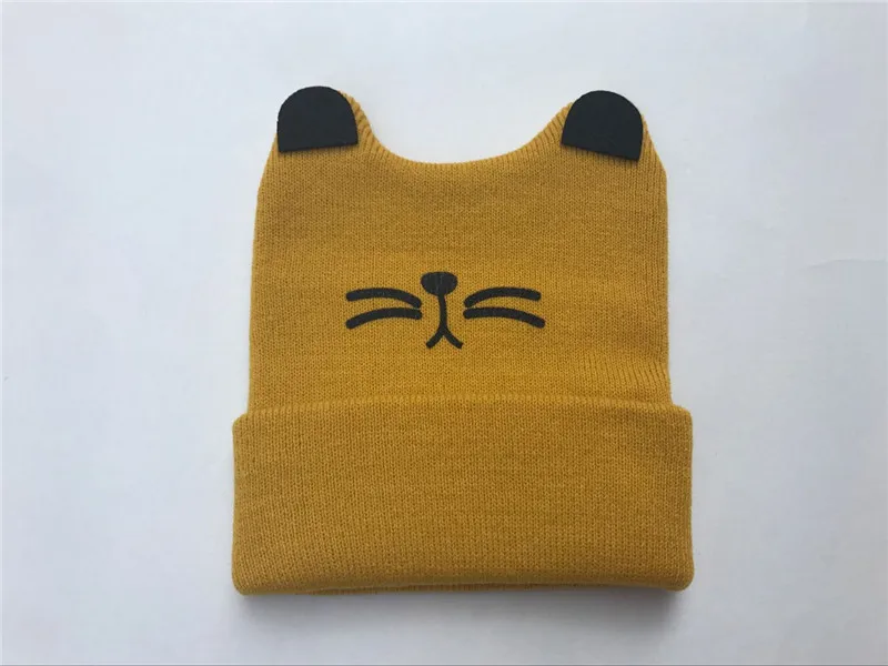 OEM factory price Kids beanie Hat  Winter Fleece Beanie animal pattern Children Sized Winter Beanie