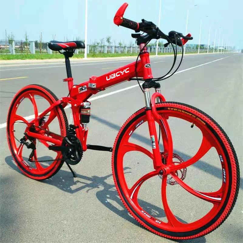Red Folding Bike 26 Inch Bikes Made in China/cheap Wholesale Bicycles for Sale Folding Bicycle/folding Cycle Price in 2018 New