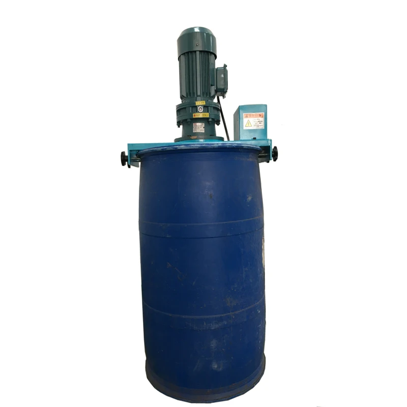 200L electric drum barrel mixer with bracket
