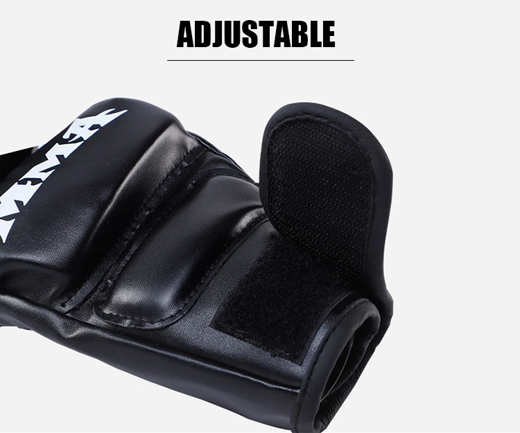 Custom Sports Thai Boxing Stronger Shockproof Punching Leather Training Gloves Winning PU Boxing Gloves