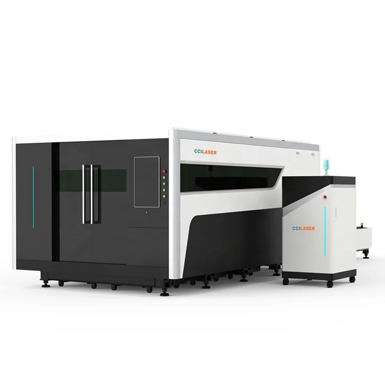 Factory Wholesale High Quality CNC Full Enclosed Fiber Laser Cutting Machines for Steel Metal Aluminum Price 2000w 3000w
