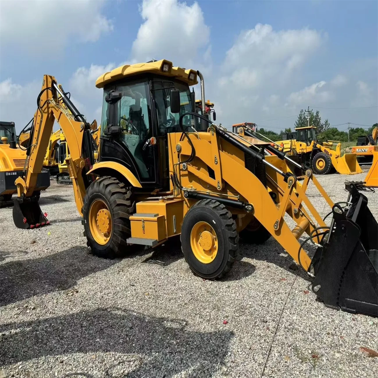 Quality Assurance 4x4 Tractor With Loader And Backhoe Excavator Free Jcb3cx2 Head Busy Excavator