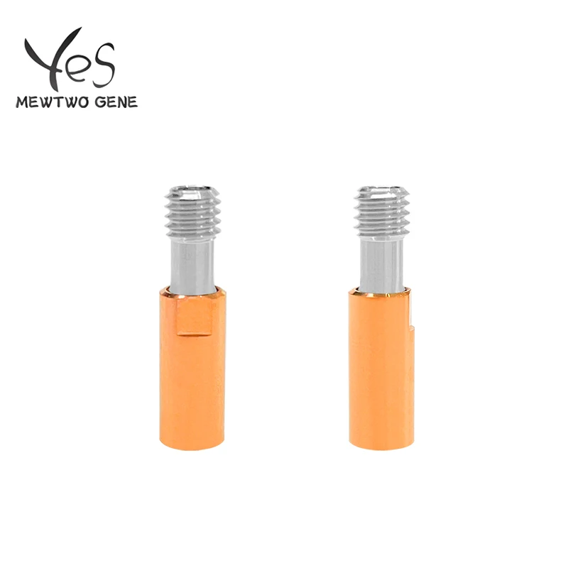 Bi-Metal E3D V6 CR6-SE CR10 Mega Vyper Anycubic Heat Block Copper All-Metal Titanium alloy 3D Printer Throat For Ender3 Hotend