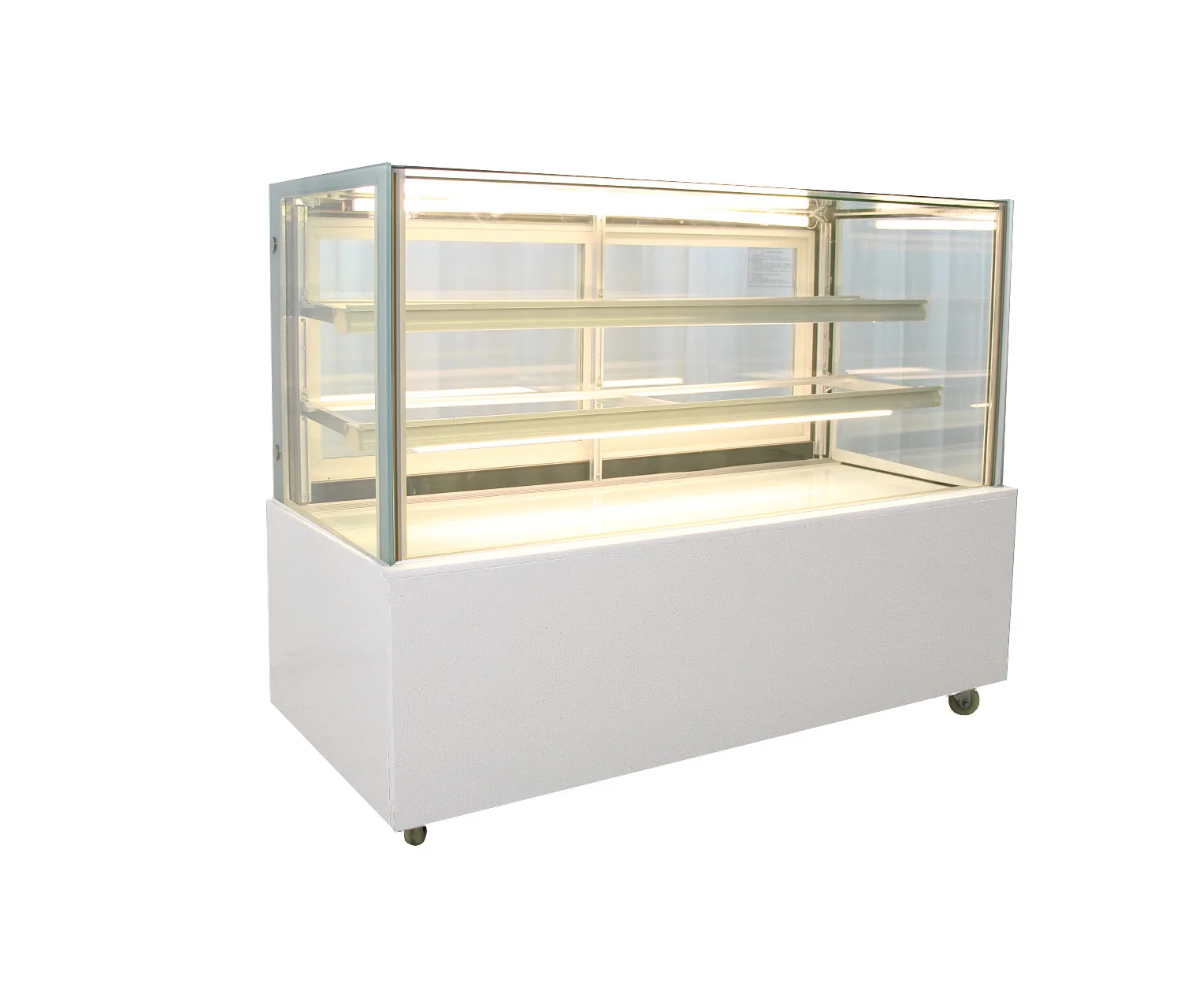 
2000mm Cake Showcase Display Refrigerator Cold Food Bars Counter Cake Chiler Table Top Cake Chiller Display 