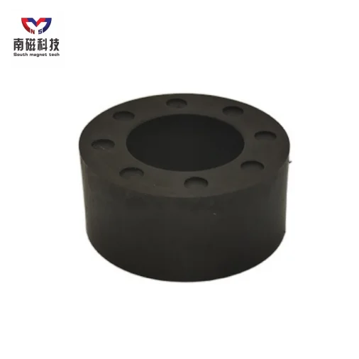 OEM Service Cheap Price  golden supplier ferrite magnet ring Best Quality Small  Injection Molded Magnetic Nose Ring Pump magnet