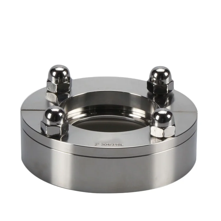 2024 New Arrival Sanitary Stainless Steel DN25 Flange With Sight Glass