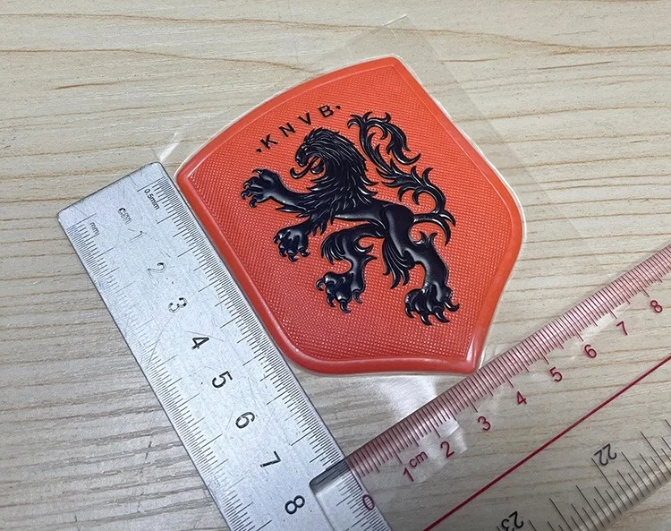 3D TPU Rubber Sport Heat Press Heat Transfer Label for Clothing Jersey Bags Hats Football Team Patch Al Na