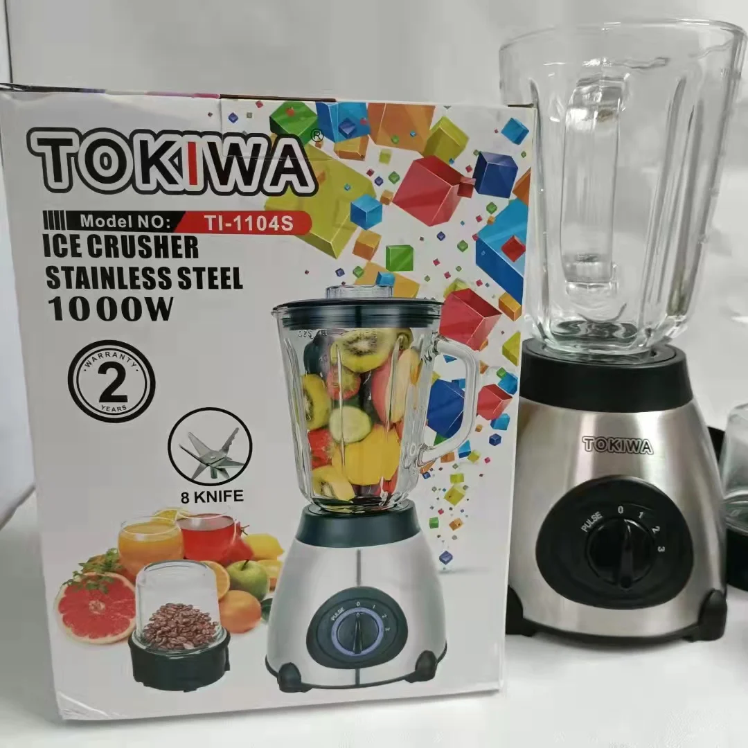 Commercial multi-function High speed power blender with 6 layer stainless steel blades/commercial juicer blender