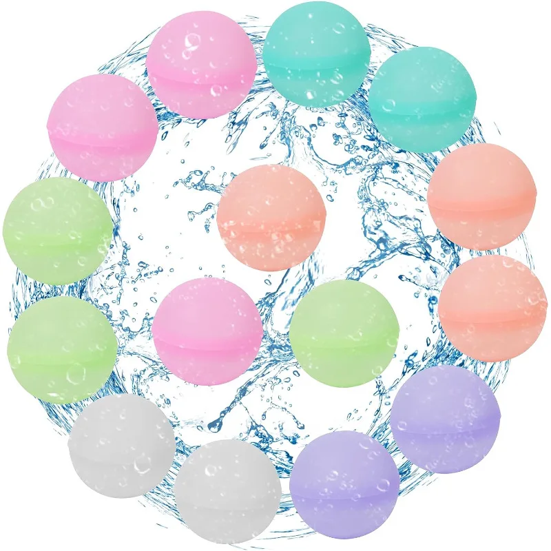 Wholesale Water Ball Reusable Balloons Quick Fill Silicone Water Popping Ball Reusable Water Balloon Summer Toy