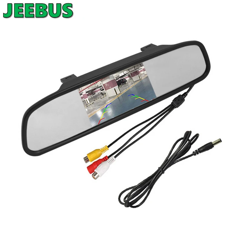 Factory Promotional 4.3inch Backup Car Rearview Mirror Universal Digital TFT LCD rear view Mirror Monitor