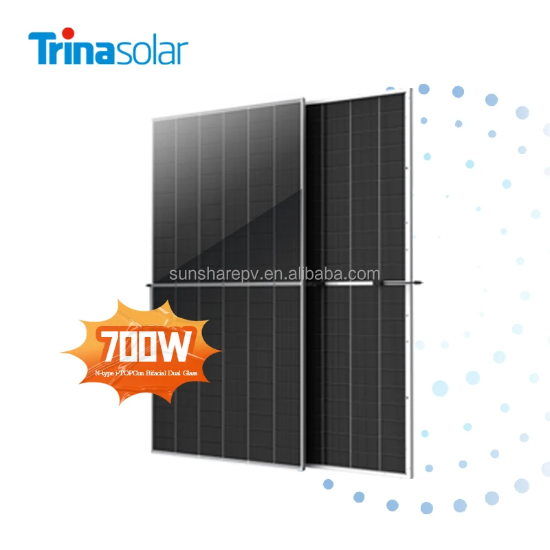 Bifacial 12V 200W Monocrystalline Solar Panel High Efficiency PV Module for RV Home Farmer Marine Off Grid Systems