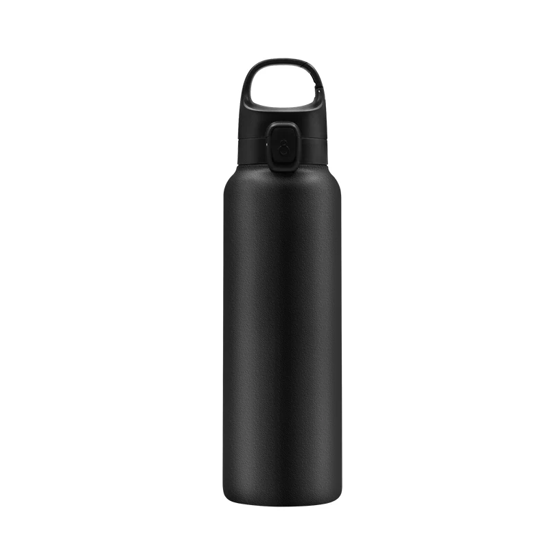 Customized color logo reusable gym sport metal bottles sublimation stainless steel vacuum flasks thermos drinking water bottle