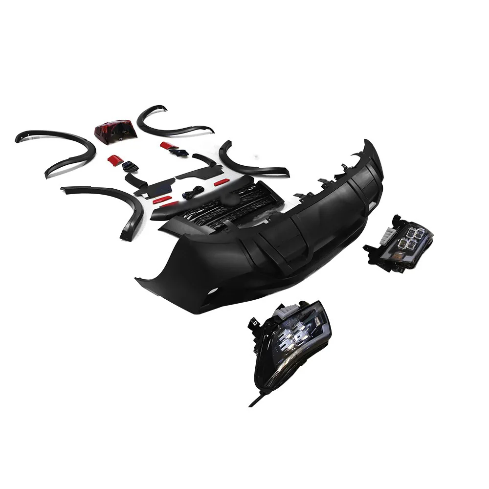 4*4 Pickup front bumper front lip light cover over car body kit  for Nissan Navara NP300 2016 upgrade to Navara Np300 2020