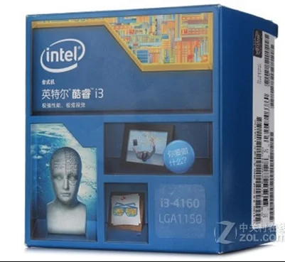 for Intel core  desktop cpu processor i3 4160  socket