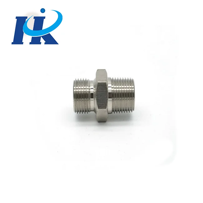 Can be customized high pressure customized crimping hoses fittings 1d metric thread bite type tube adaptor straight reducers with great price