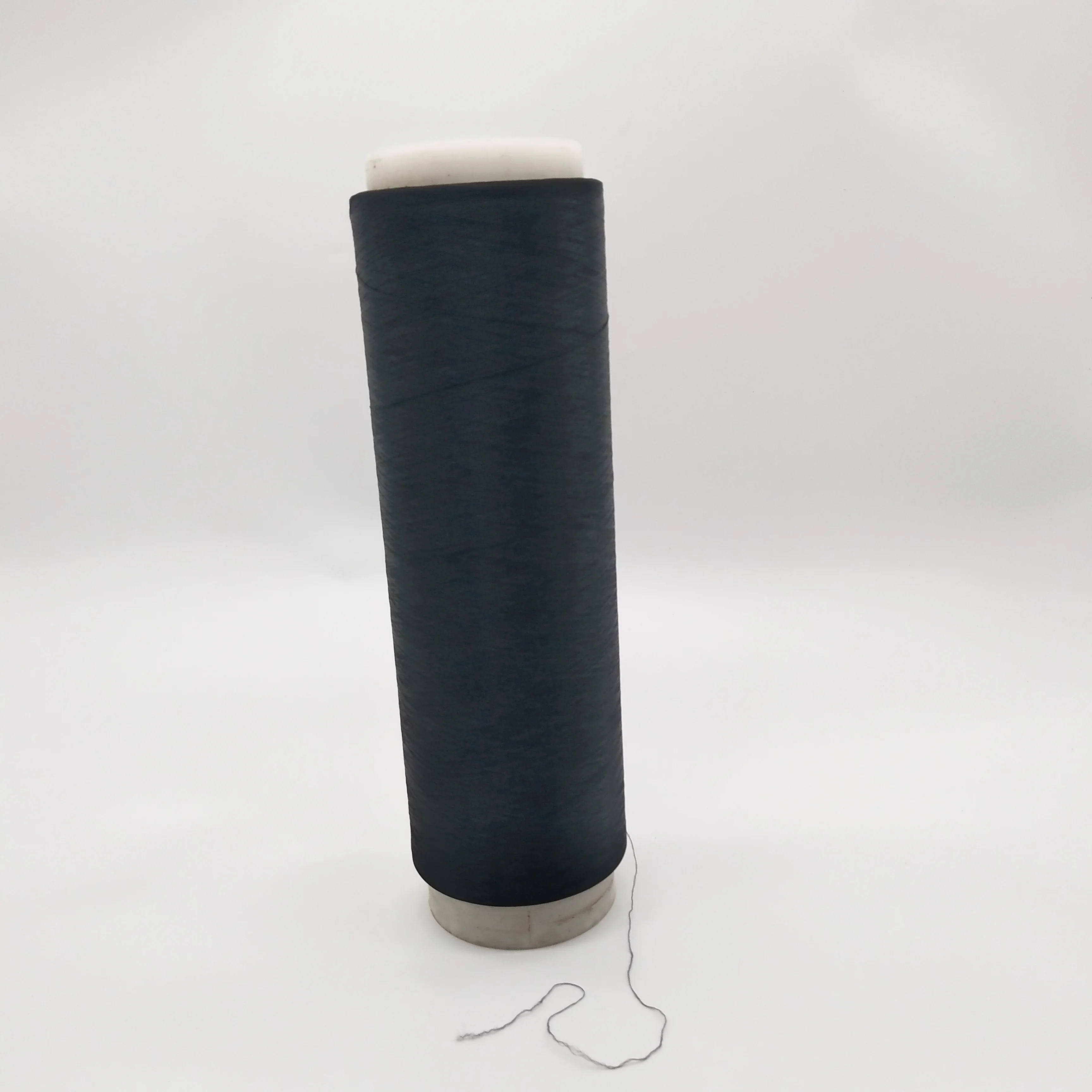 Полиэфирная пряжа среднего размера черная nim 100d/36f/1 для машины нижнего белья