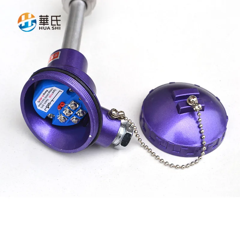 Industrial Use PT100 Thermocouple RTD Probe With Fixed Screw